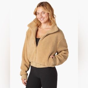 Beyond Yoga Brave the Elements Sherpa Bomber